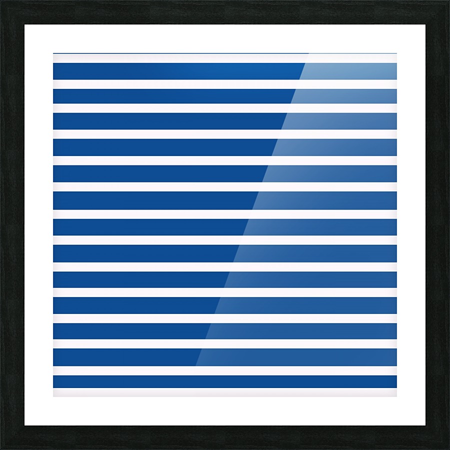 YALE Stripes Picture Frame print
