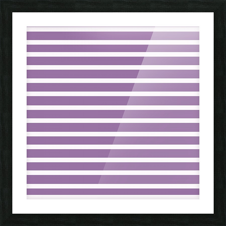 Violet Stripes Picture Frame print