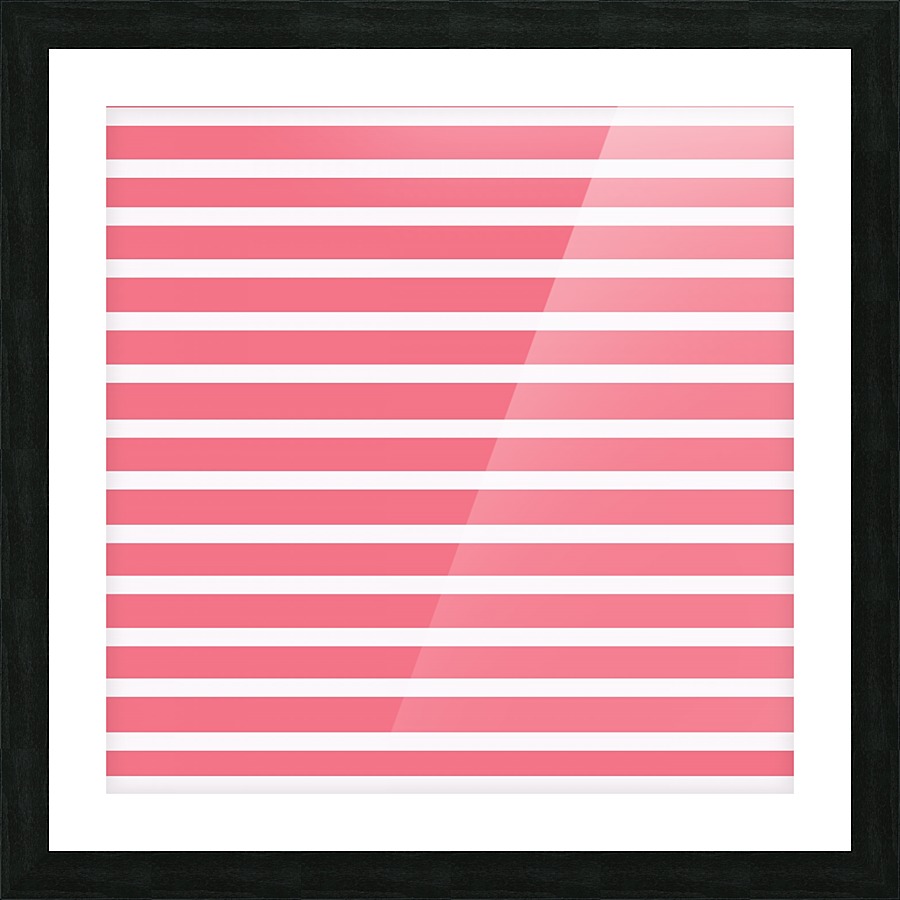 Pinky Stripes Picture Frame print