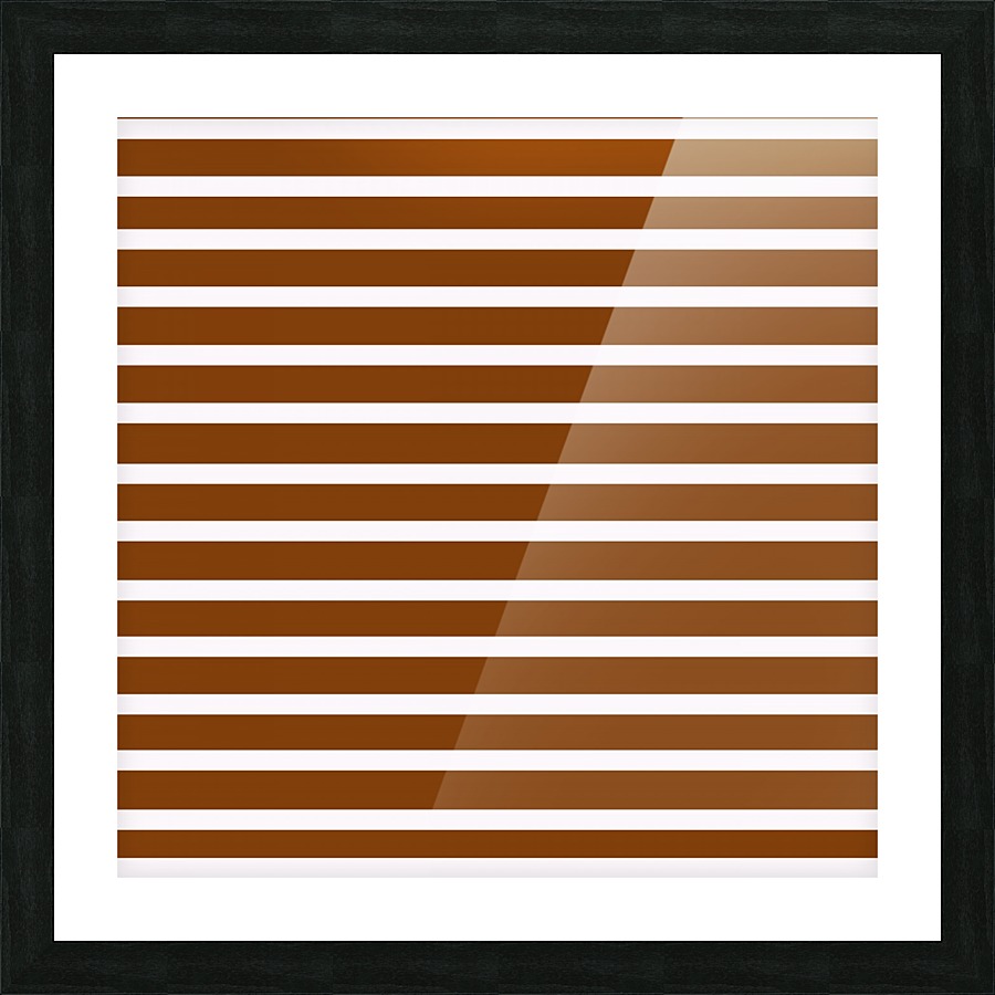 CLAY Stripes Picture Frame print