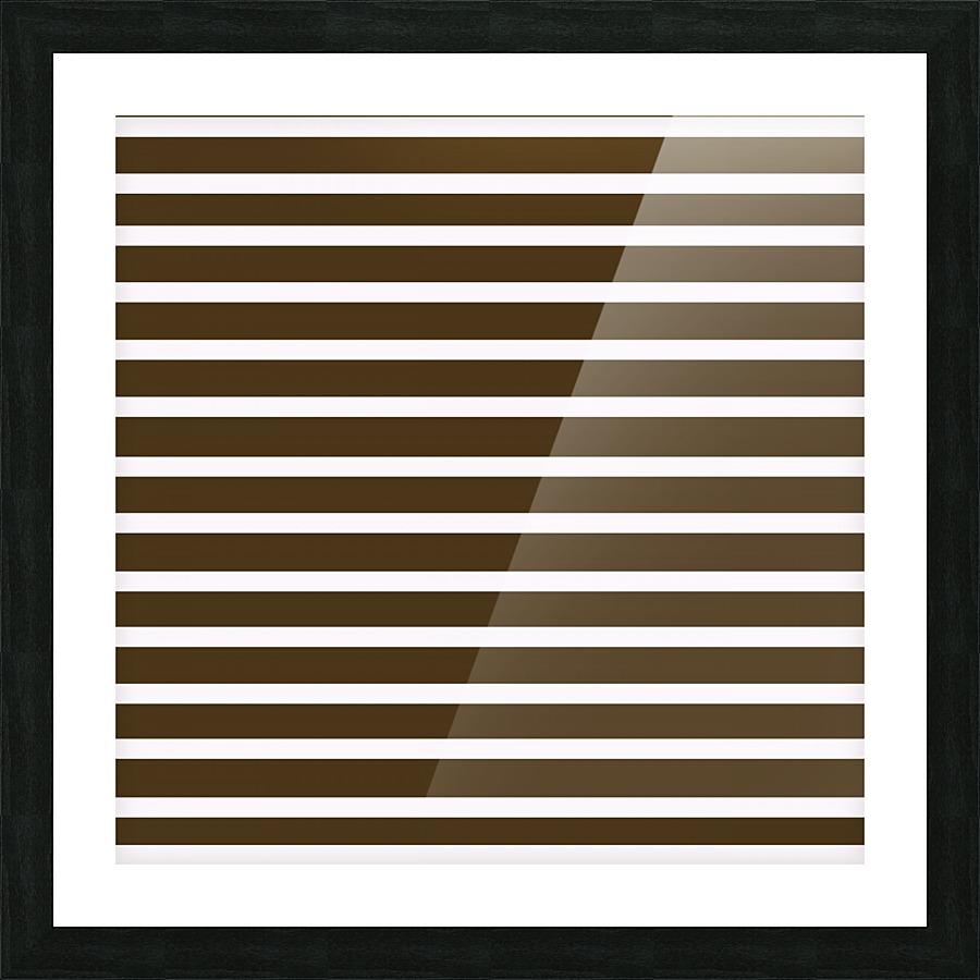 COFFEE Stripes Picture Frame print