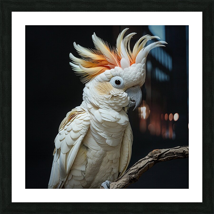 Cacatua Bird Picture Frame print