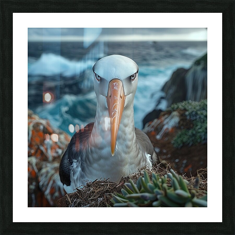 Albatross Picture Frame print