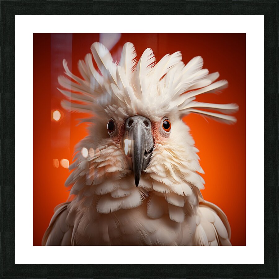 Cockatoo Picture Frame print