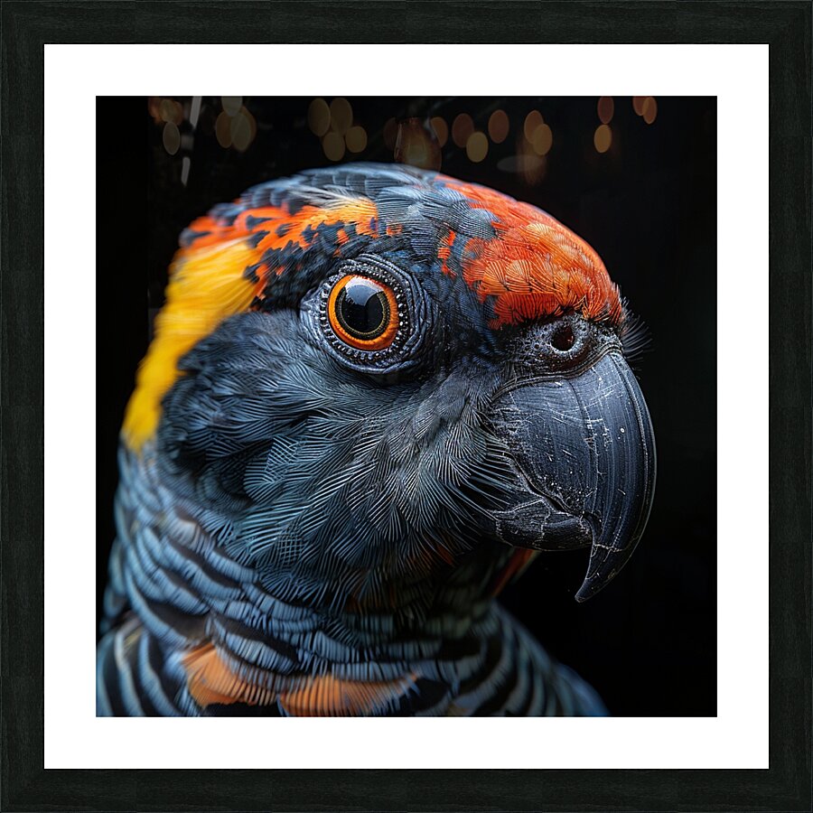 Parrot Beak Picture Frame print