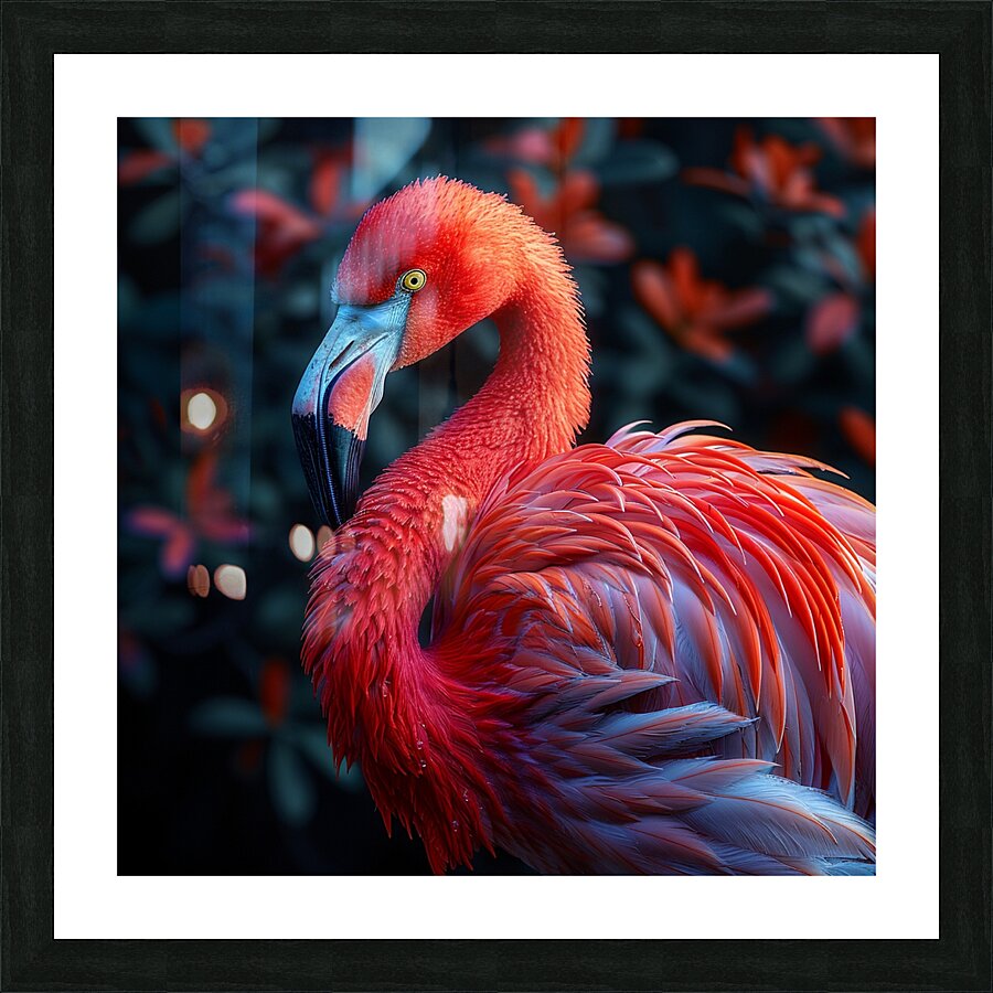 Tranquil Flamingo Picture Frame print