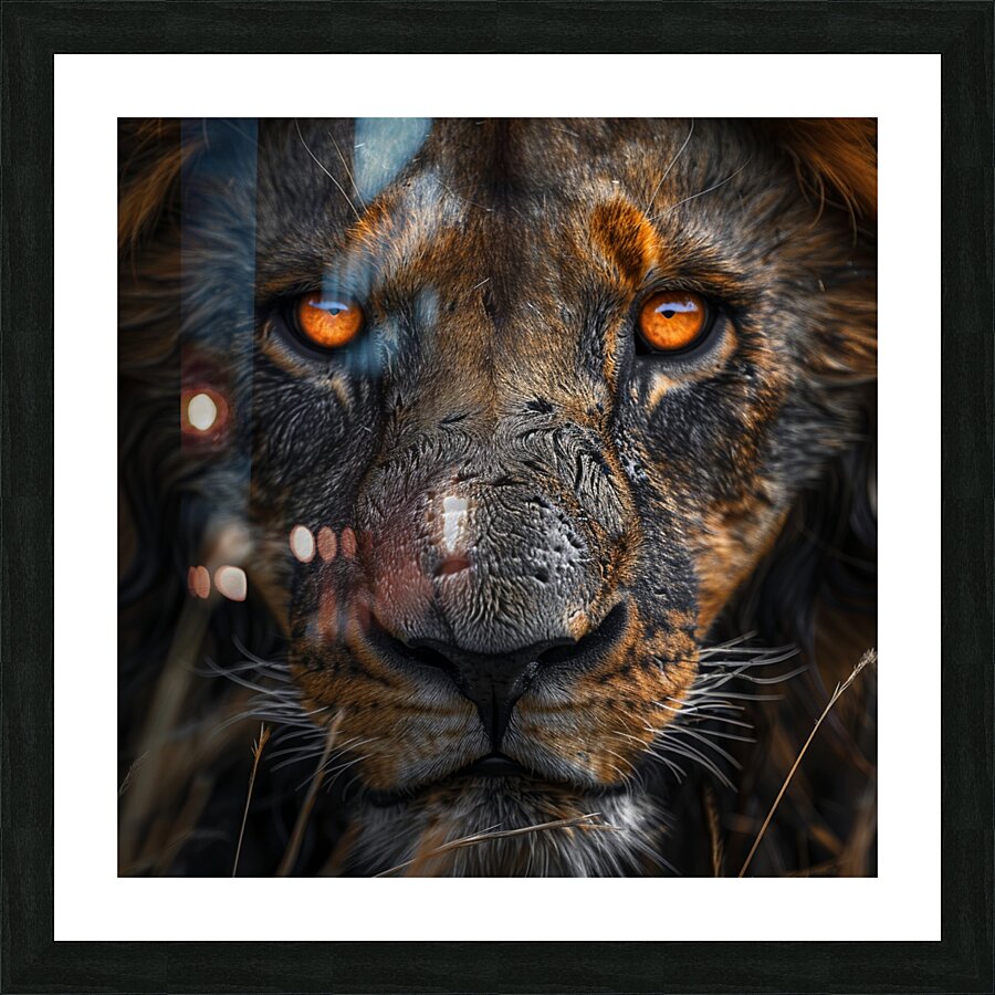 Bold Beast Picture Frame print
