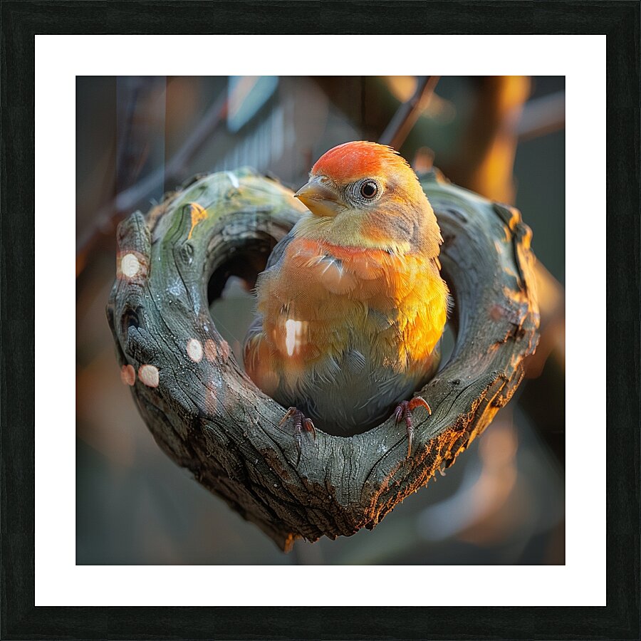 Soulful Bird Picture Frame print
