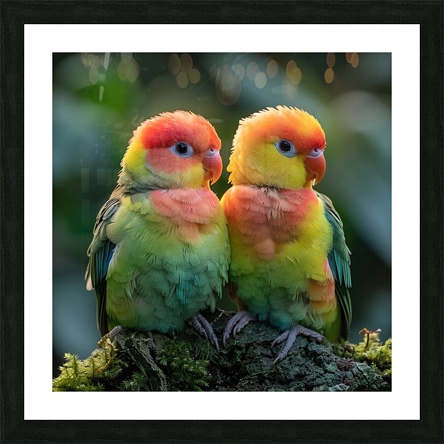 Affectionate Pair Picture Frame print