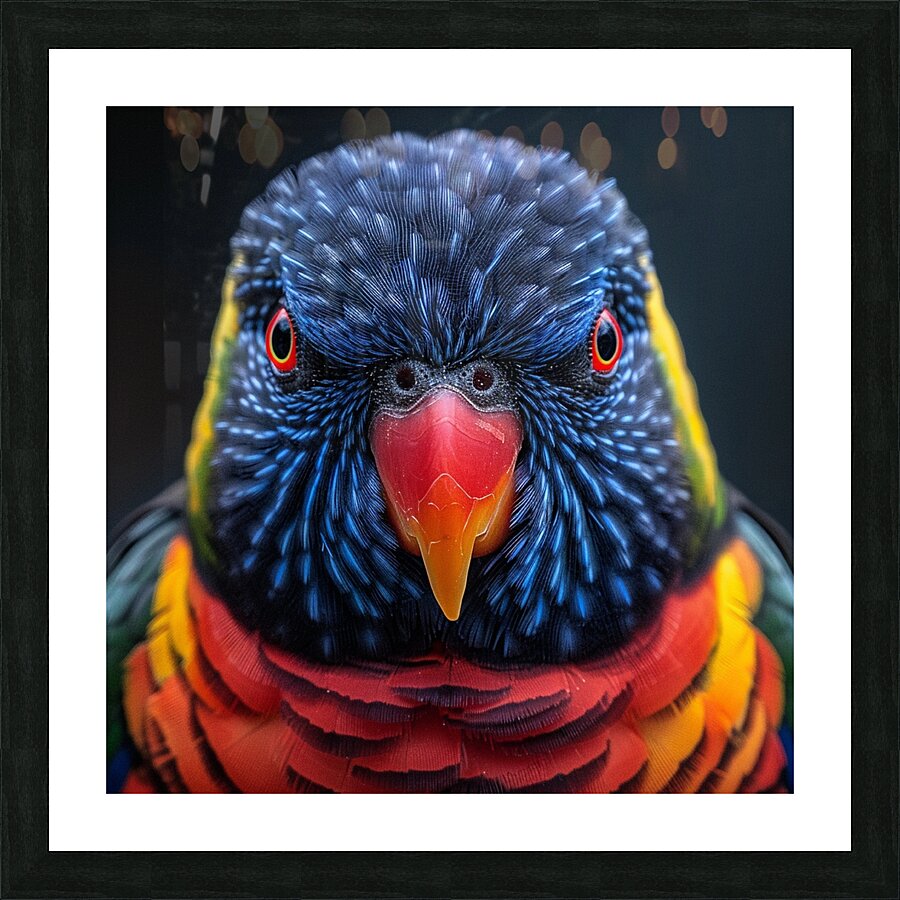 Lorikeet Picture Frame print