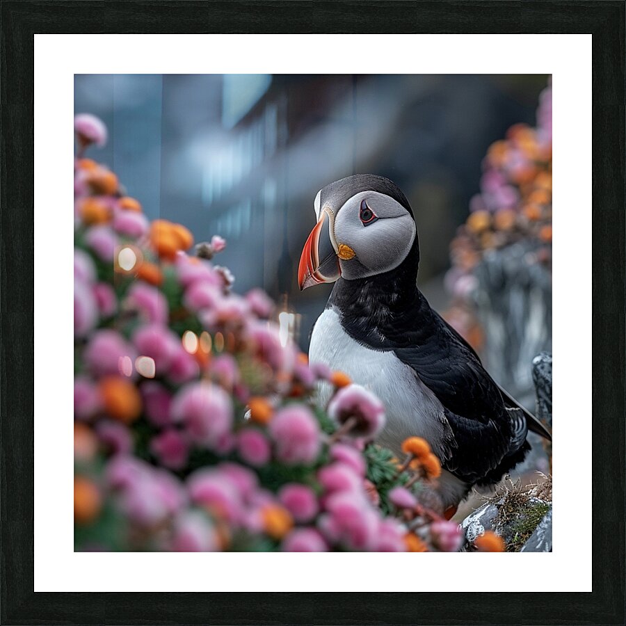 Northern Puffin Picture Frame print