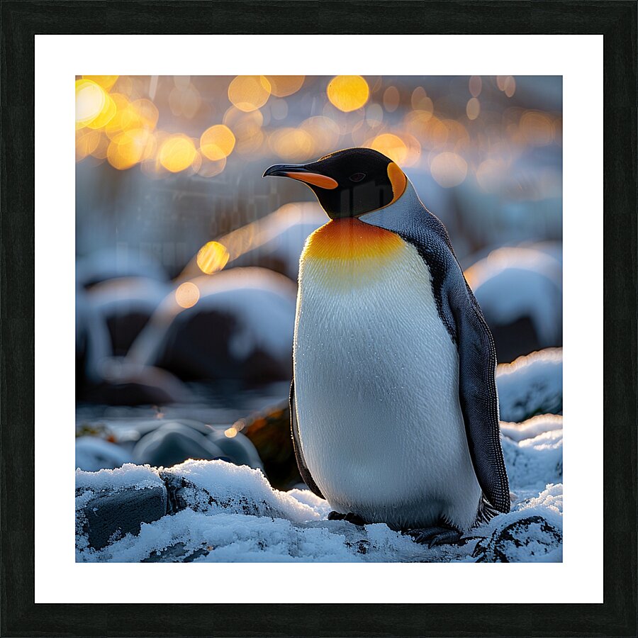 Emperor Penguin Picture Frame print