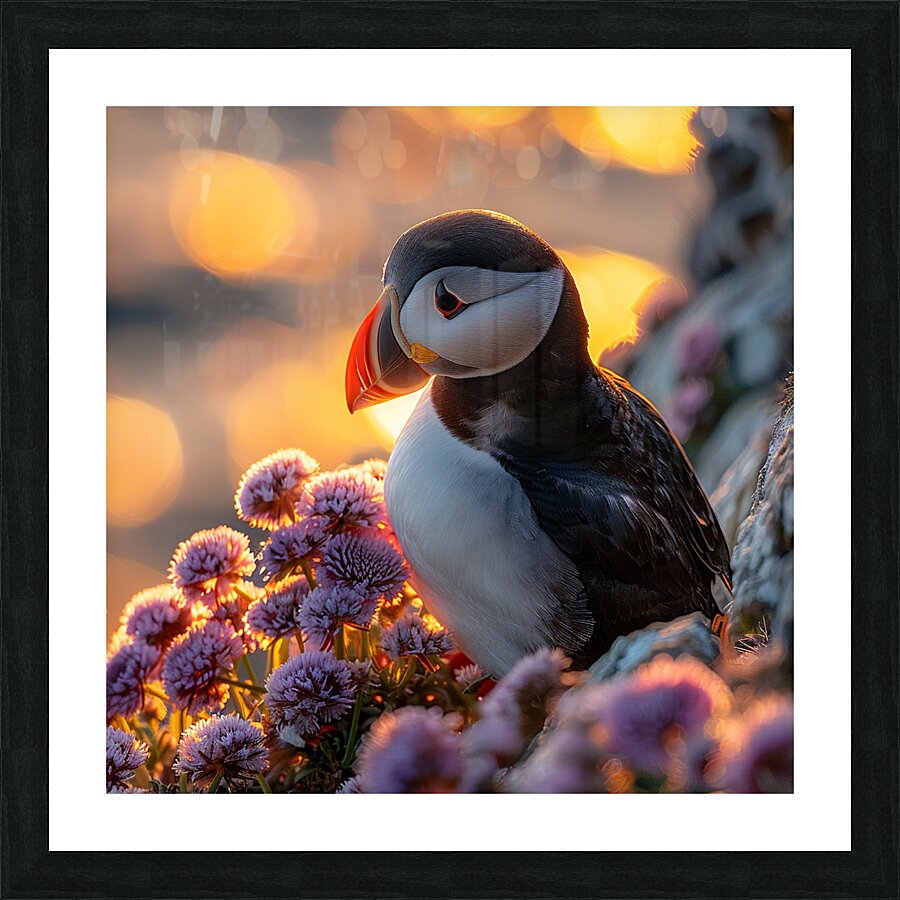 Atlantic Puffin Picture Frame print