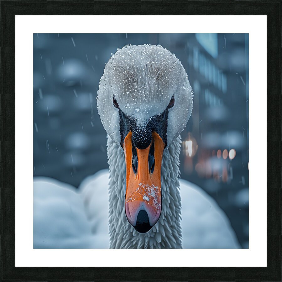 Swan Grace Picture Frame print