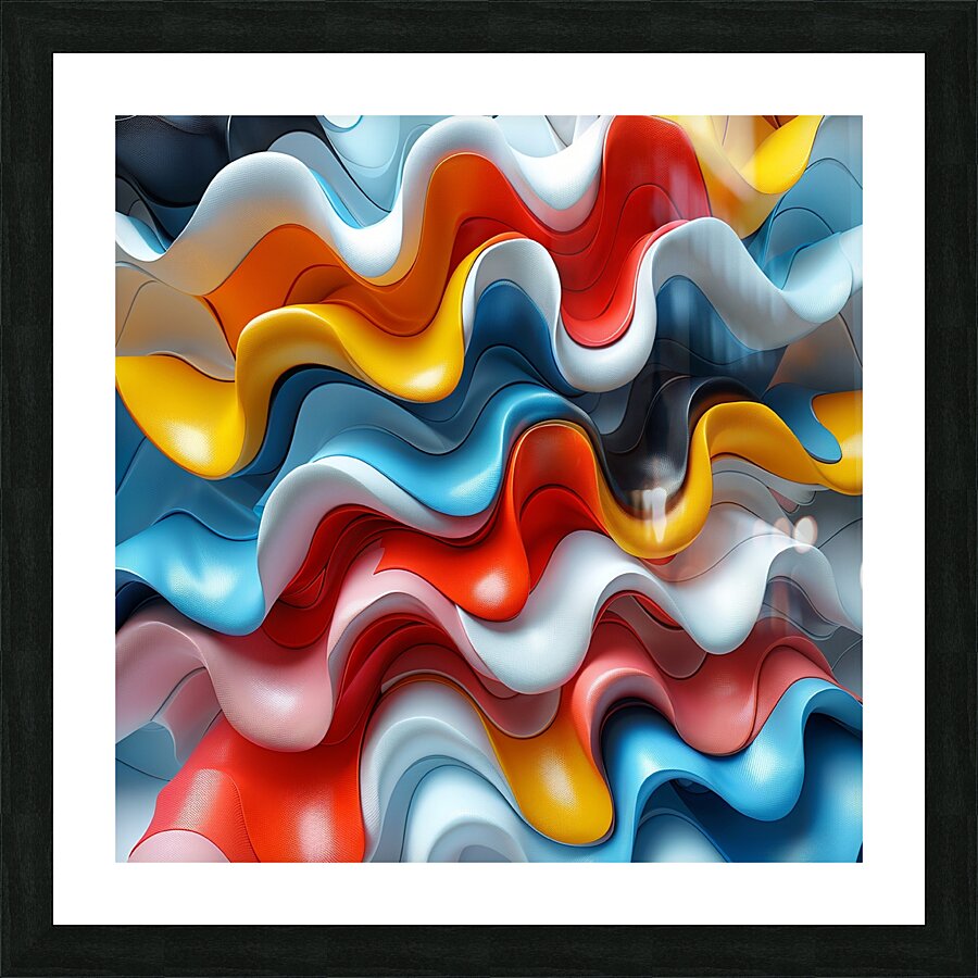 Abstract Sensation Picture Frame print