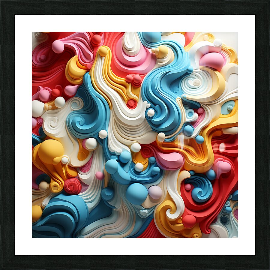 Abstract Symphony Picture Frame print