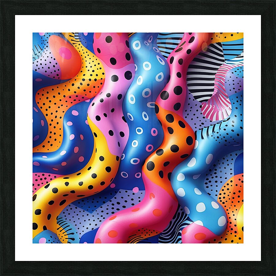 Abstract Rhythm Picture Frame print