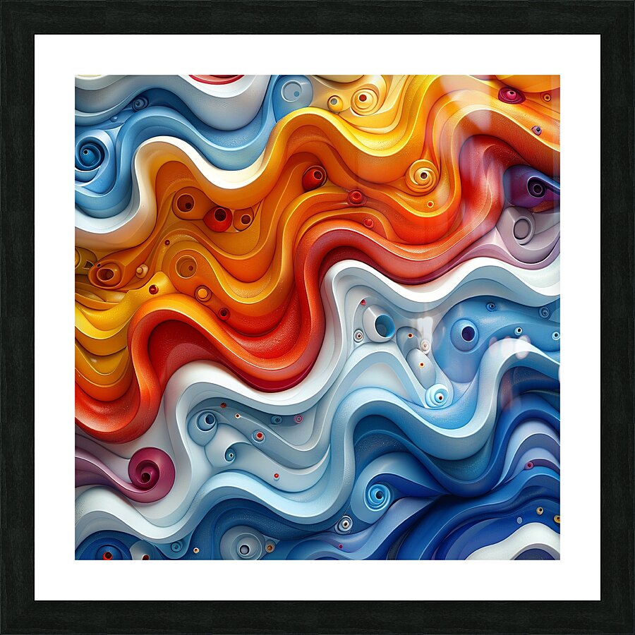 Abstract Serenity Picture Frame print