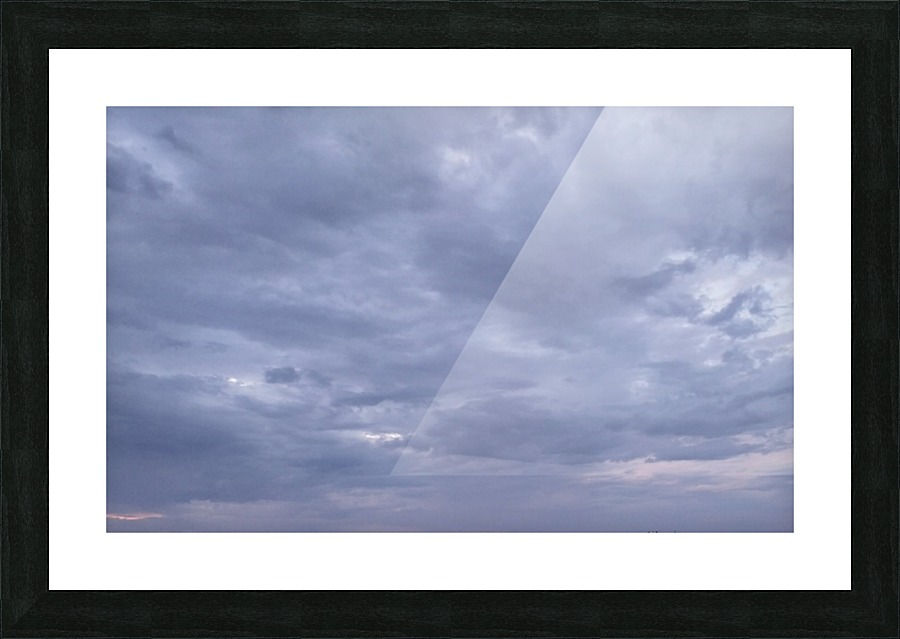 MESSY CLOUDS    Picture Frame print