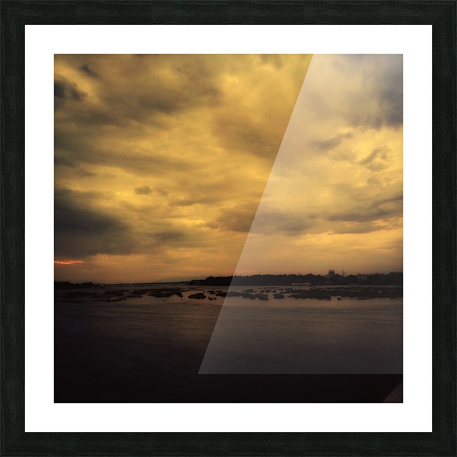 Dazzling Sunset Picture Frame print