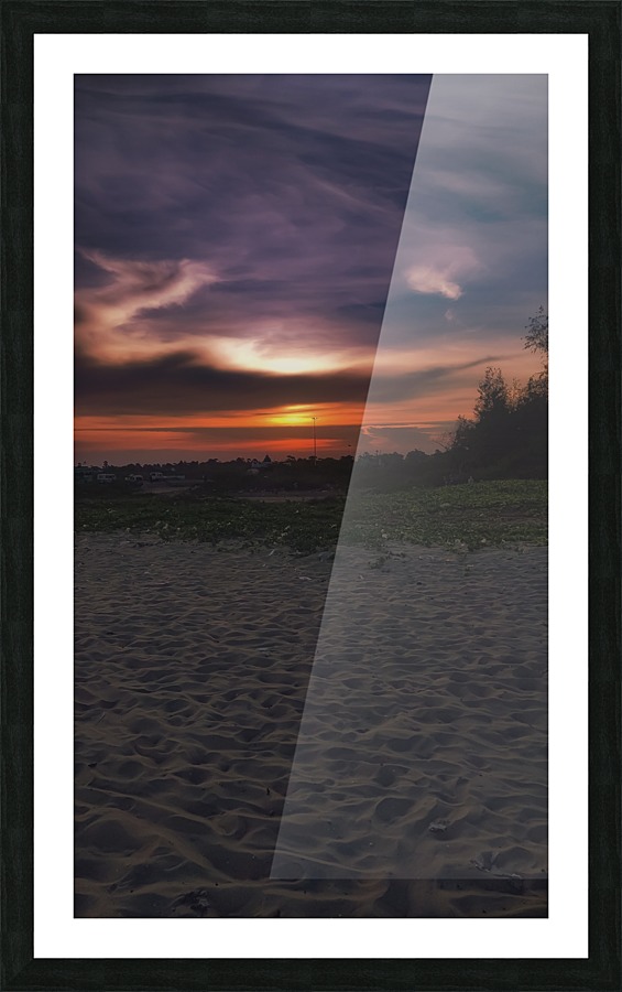 Beautiful Sunset View Point Picture Frame print