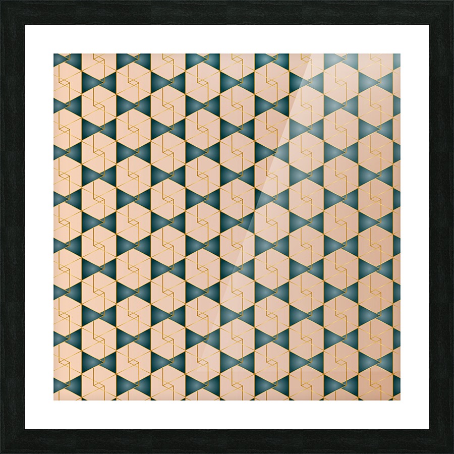 Beautiful Royal Pattern Picture Frame print