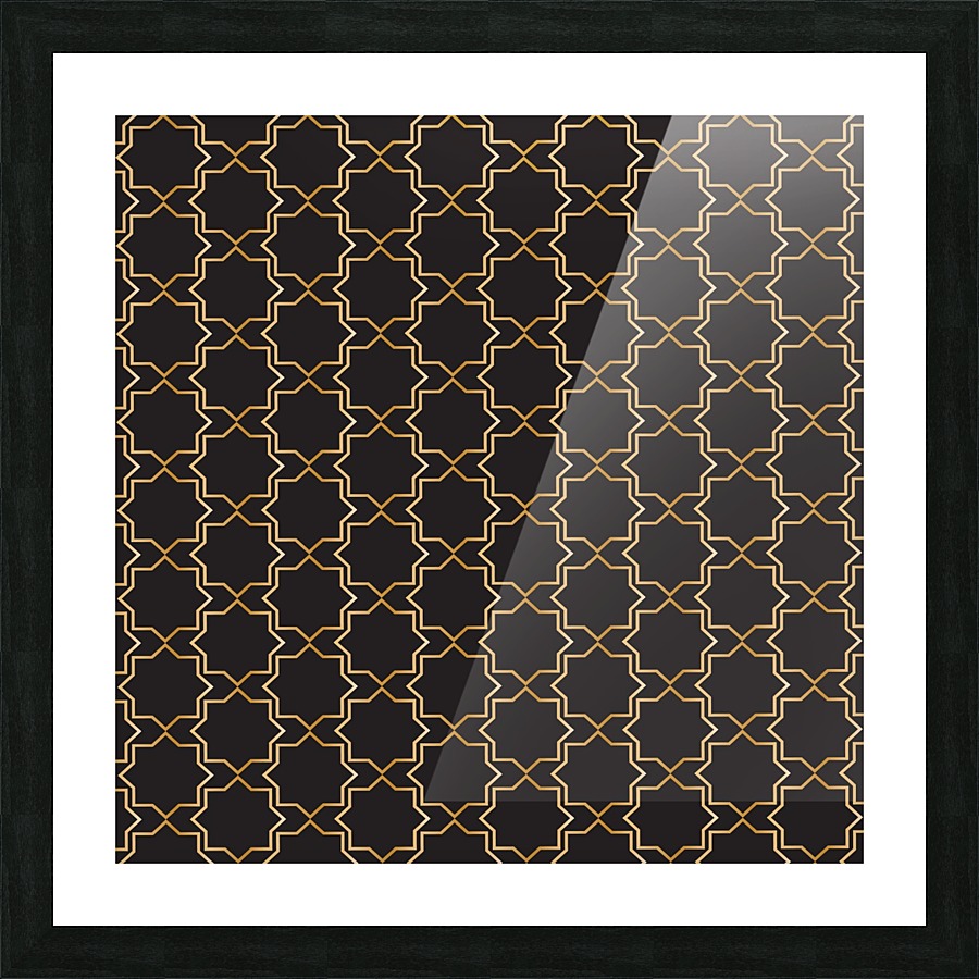 Geometric Pattern Picture Frame print