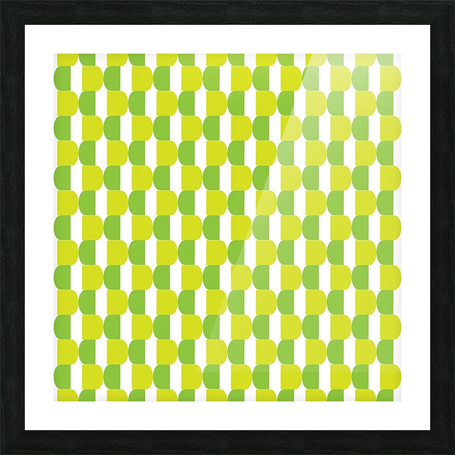 Green Seamless Pattern Picture Frame print