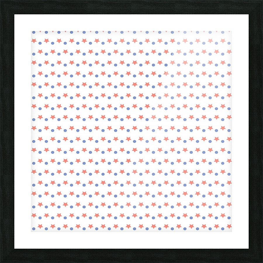 Confetti Pattern Picture Frame print