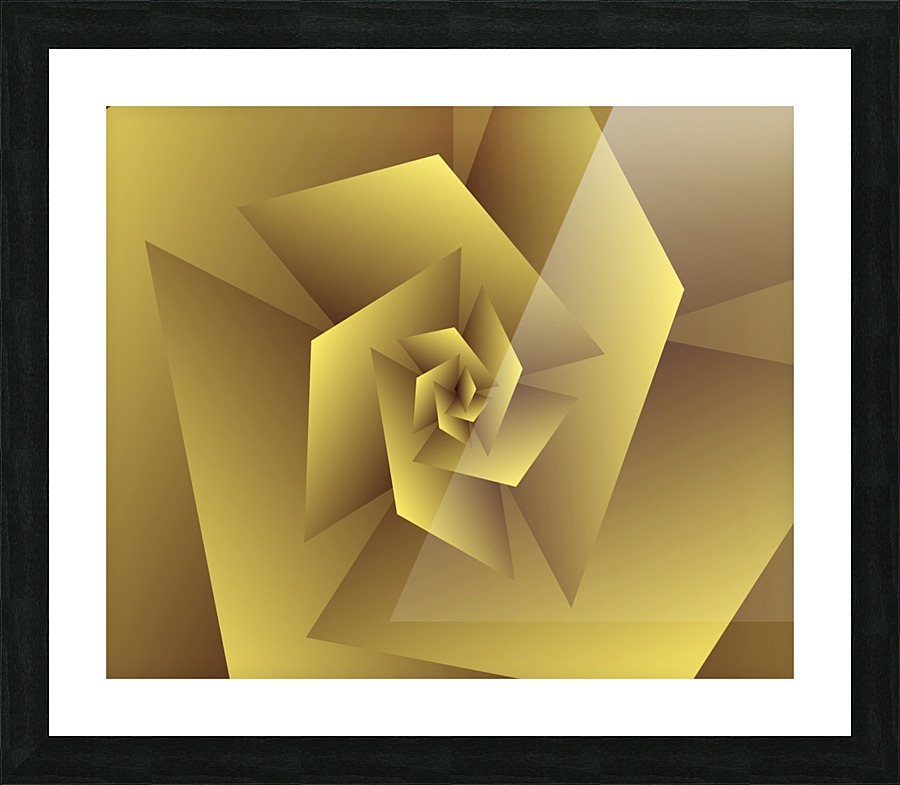 Abstract Triangle Picture Frame print