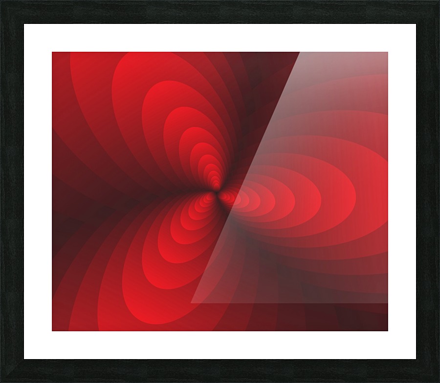 Spiral loop Wings Picture Frame print