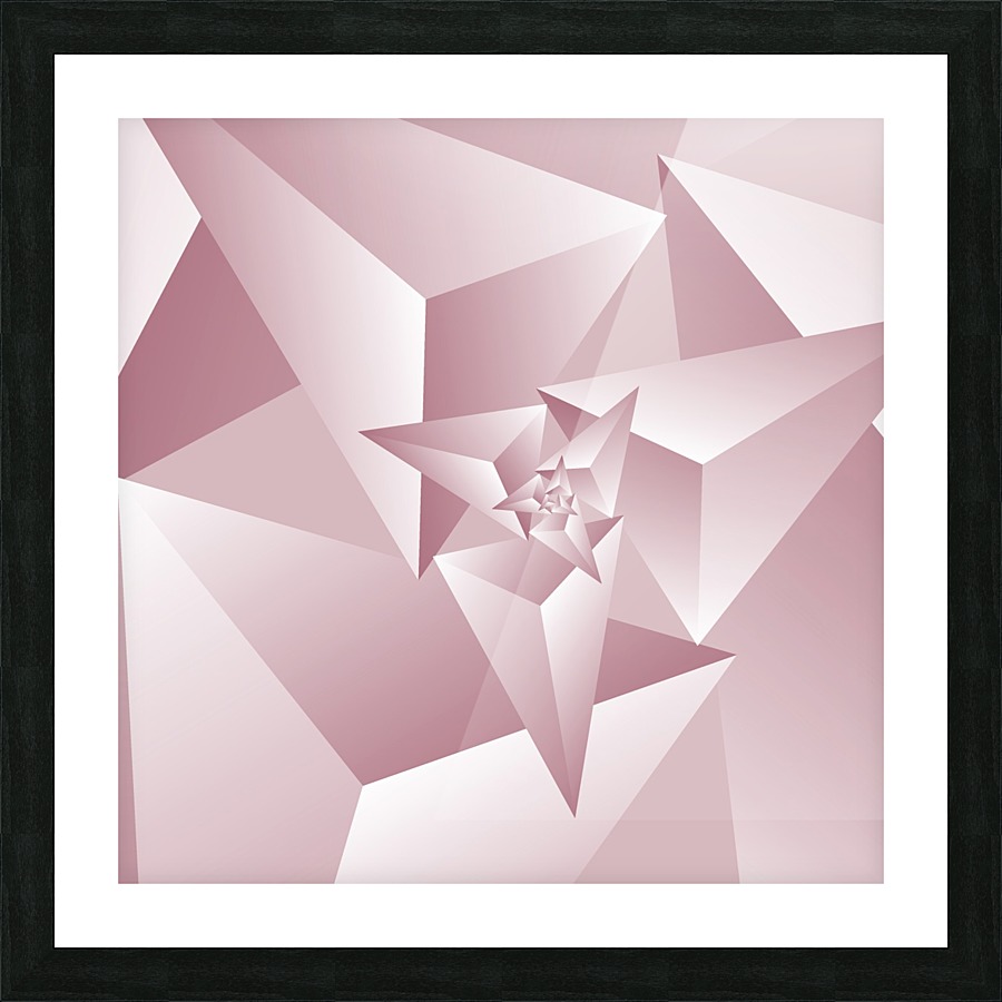Geometric Triangle Modern Interior Picture Frame print