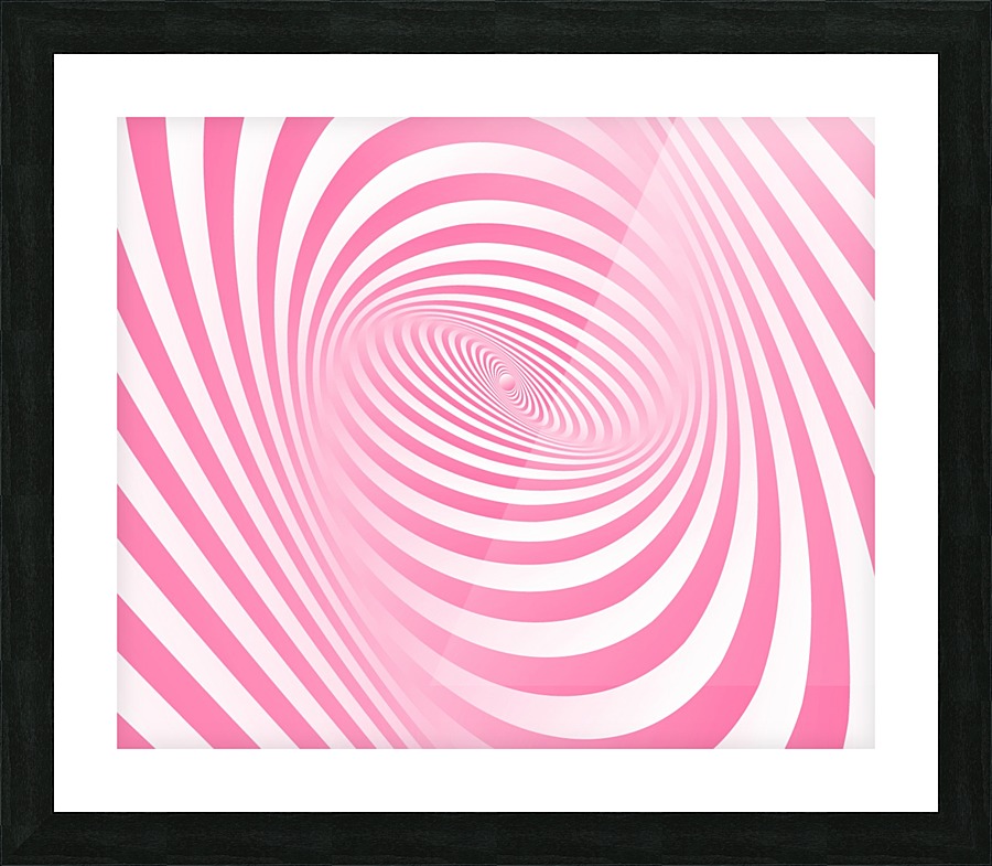Illusion Spiral Picture Frame print