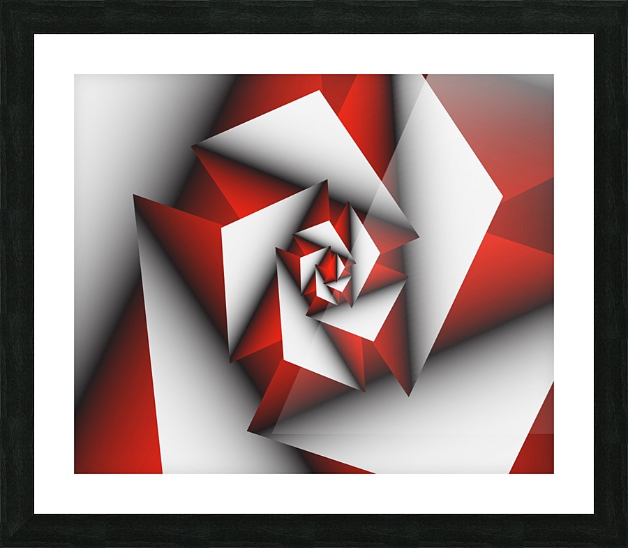 Tech Spiral Picture Frame print