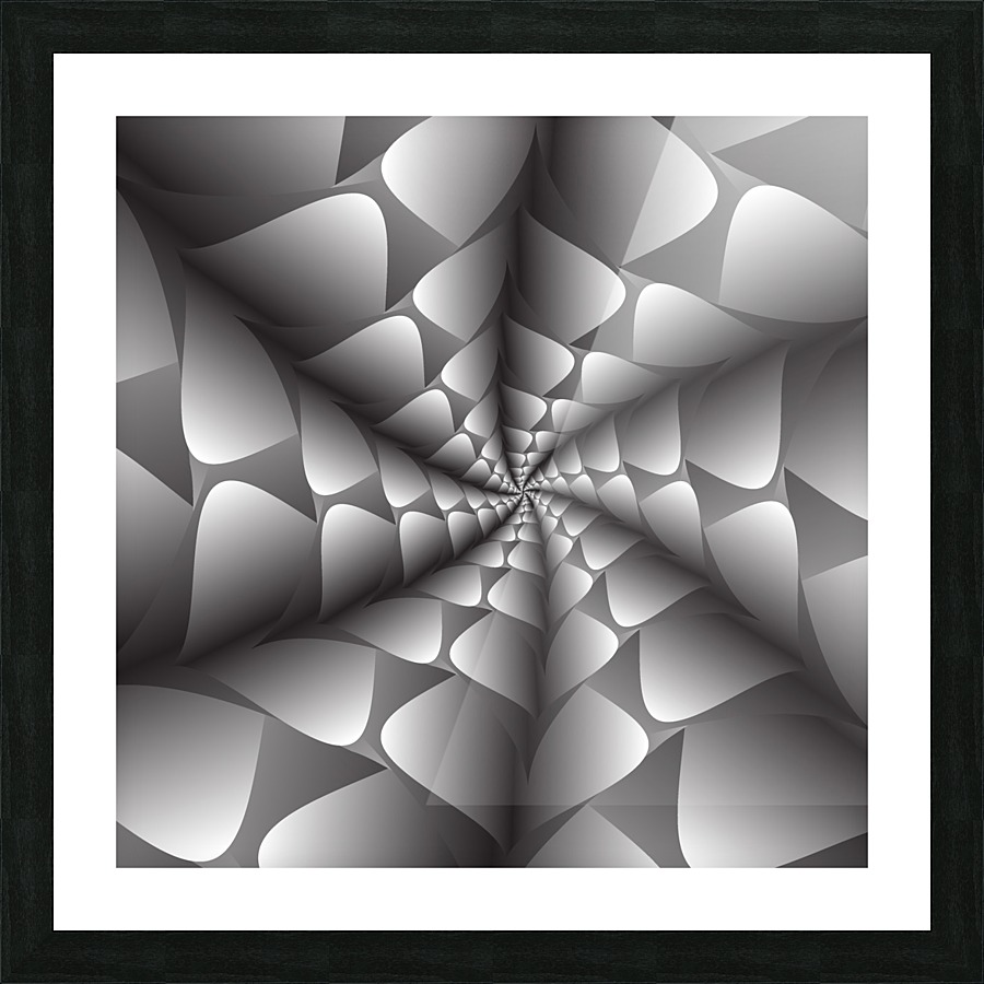 Twisted Paper Picture Frame print