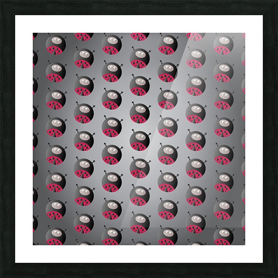 BUGGY PATTERN Picture Frame print