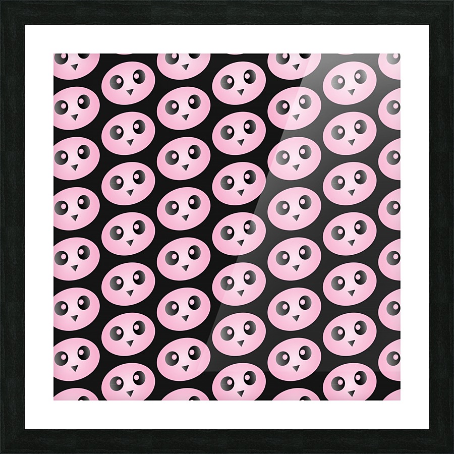 SWEET PUFFY PATTERN  Picture Frame print