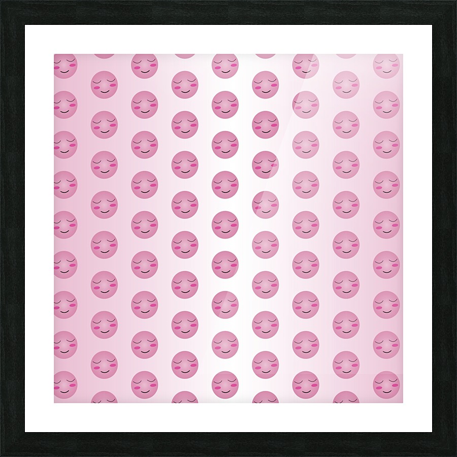 Tuffy Baby Pattern Picture Frame print