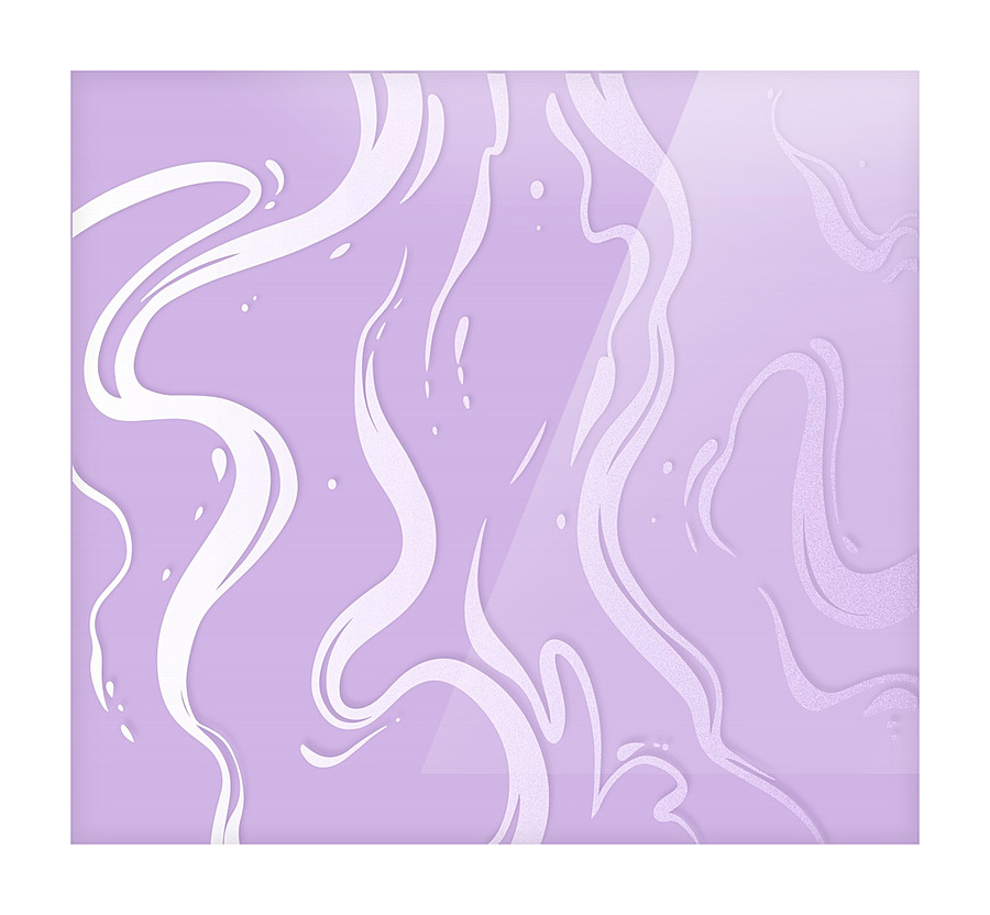 Lavender Liquid Marble Picture Frame print