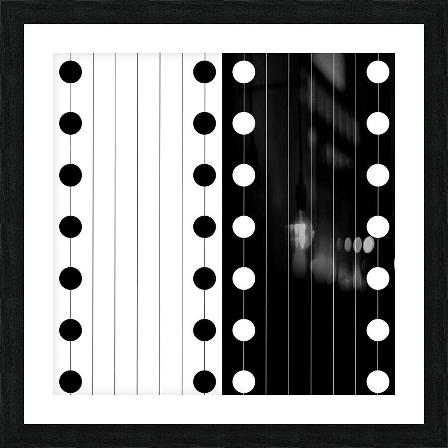 Harmony Dots Circle Picture Frame Printing
