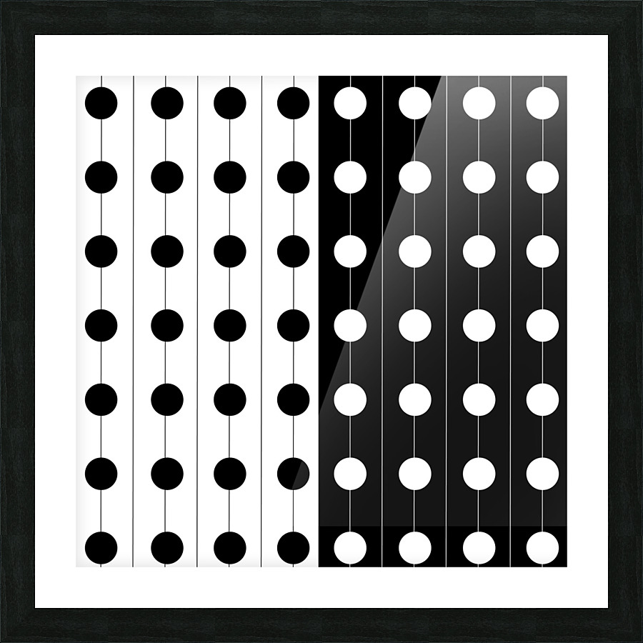 Harmony Dots Picture Frame print