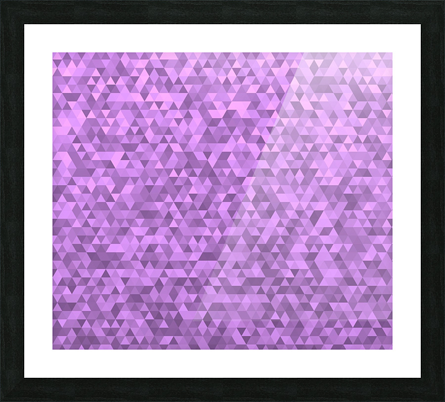 Purple Glitter Pattern Picture Frame print