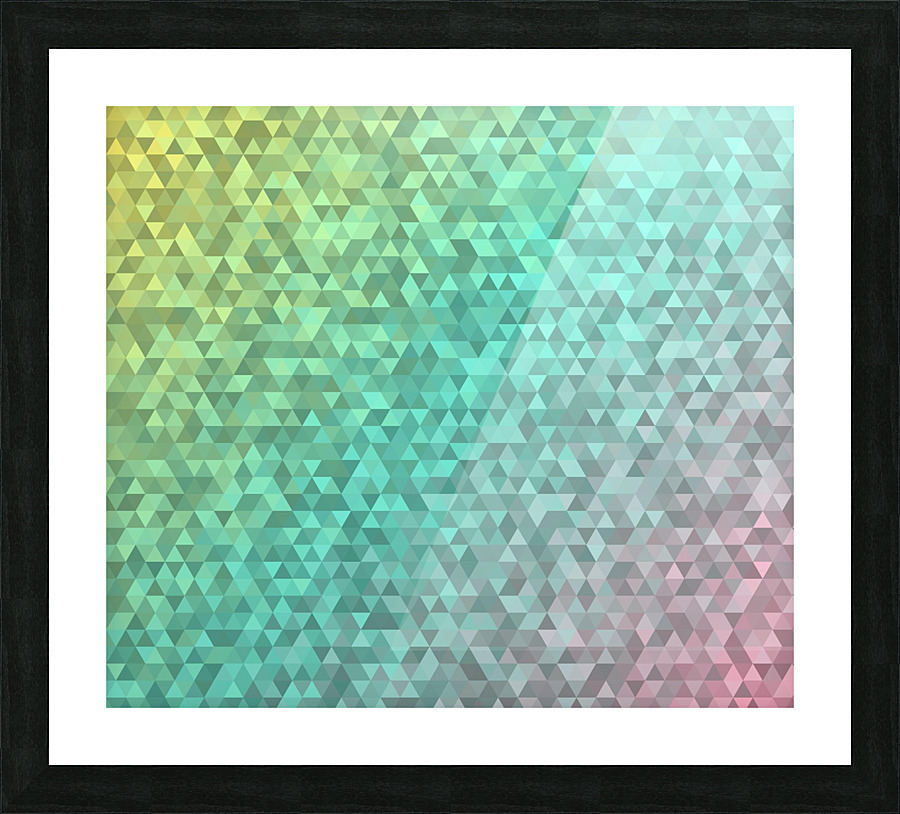 Diamond Glitter Pattern Picture Frame print