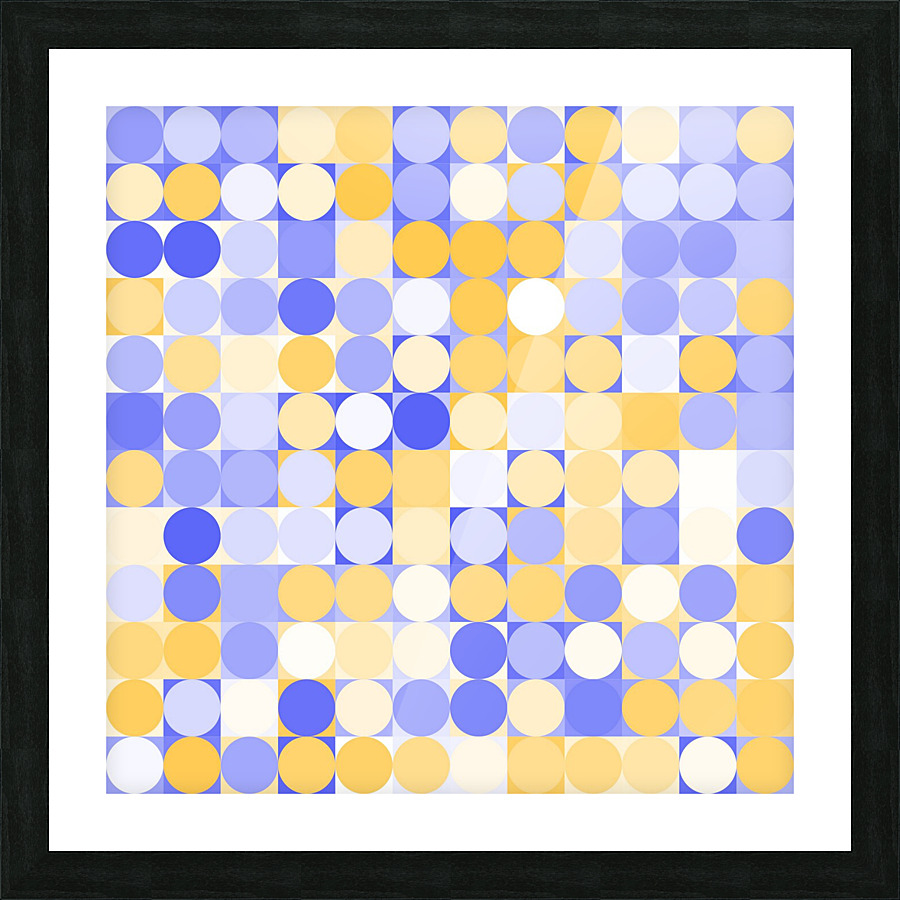 Mosaic Pattern Picture Frame print