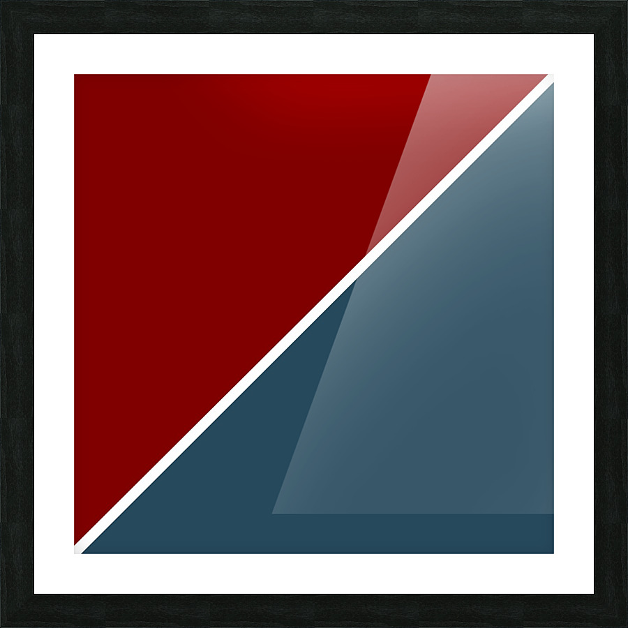 Maroon and Navy Abstract Picture Frame print