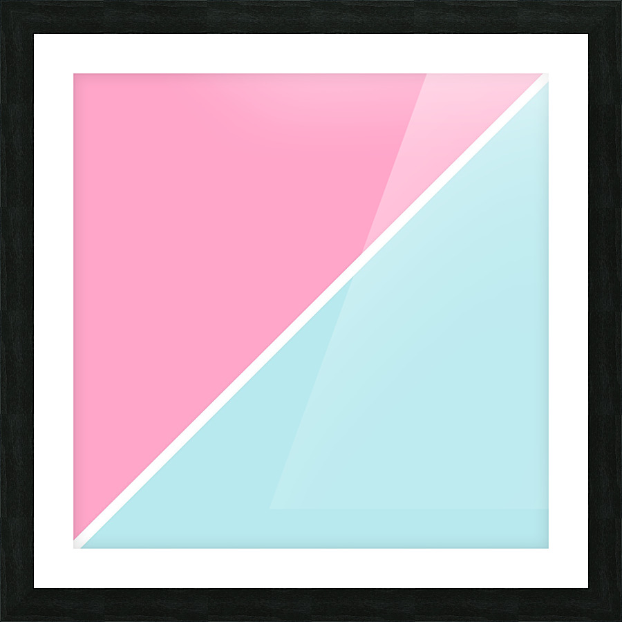 Peony and Pool Abstract Picture Frame print
