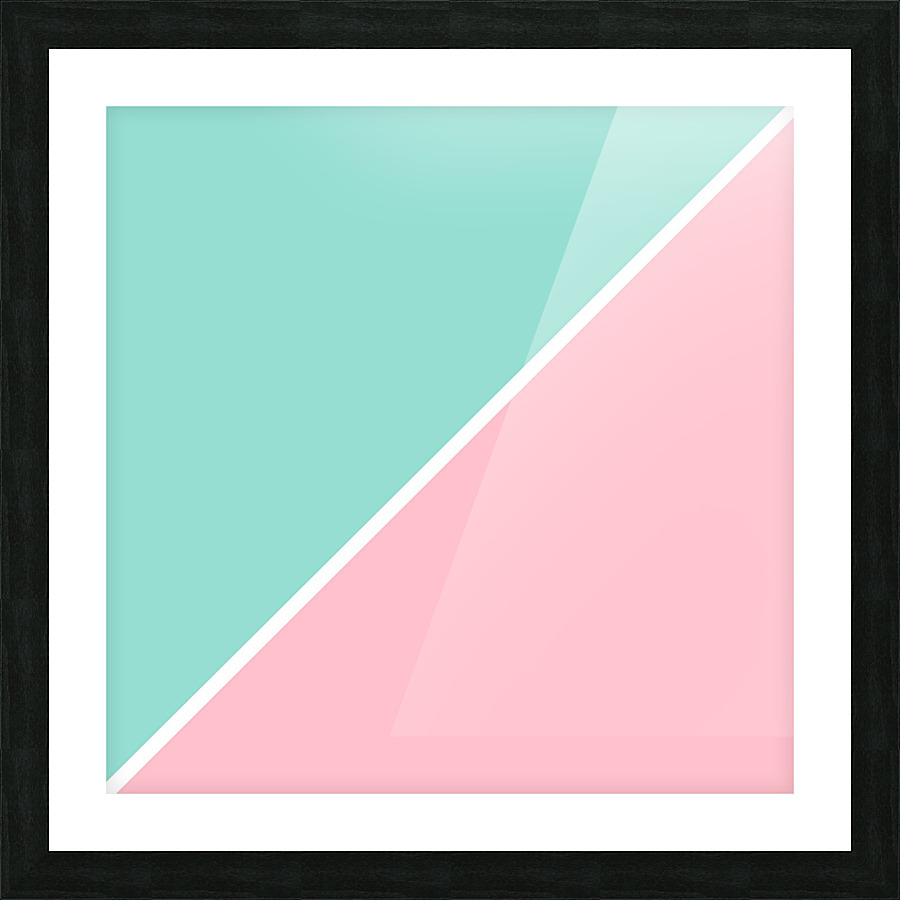 Robin and Bubblegum Abstract Picture Frame print