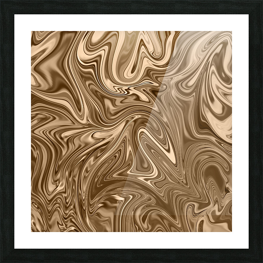 Sandal Liquid Marble Picture Frame print