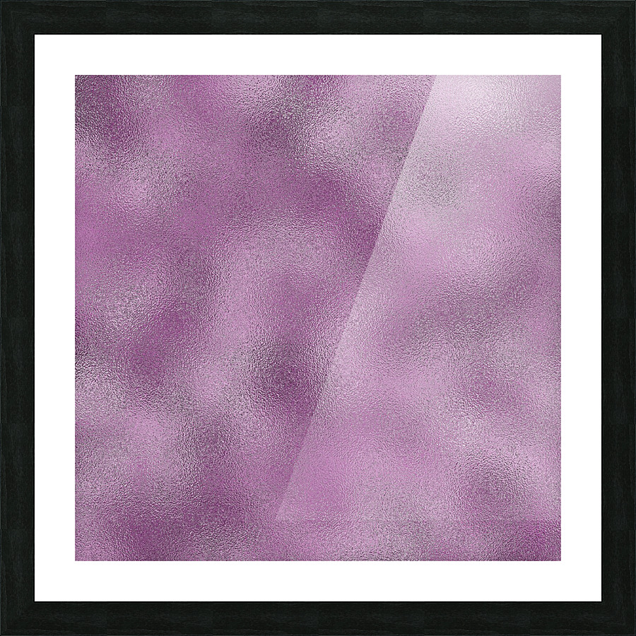 Violet Metallic Foil Picture Frame print