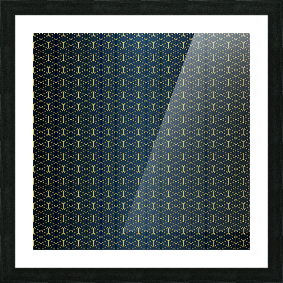Art Deco Background Picture Frame print